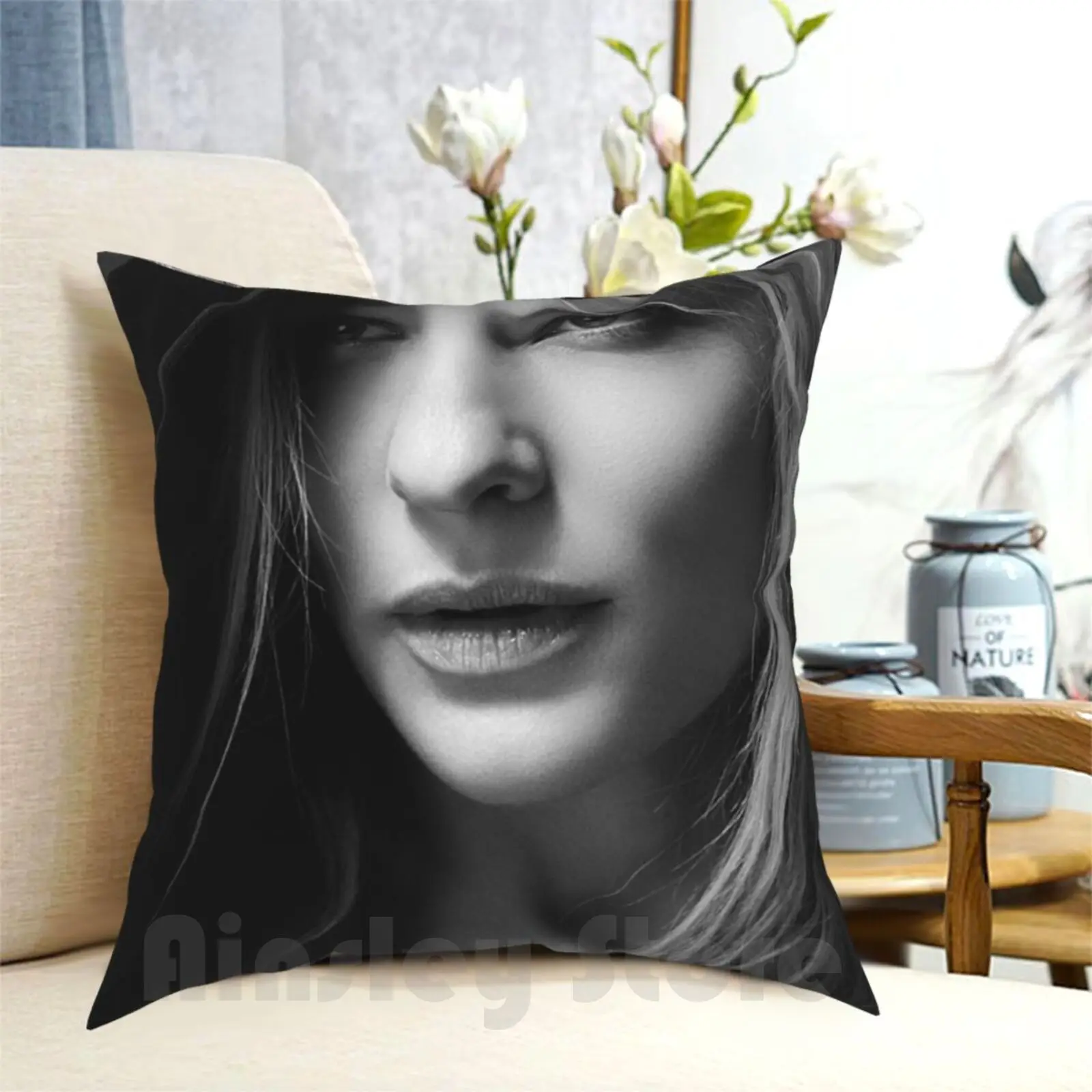 Cate Blanchett Pillow Case Printed Home Soft DIY Pillow cover Cate Blanchett Cate Blanchett Cate Blanchett Cate Blanchet