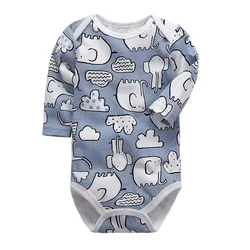 Baby Boy Girl long Sleeve bodysuit unisex Newborn body clothes Spring Autumn costume infant Bodysuits set kids letter Clothing