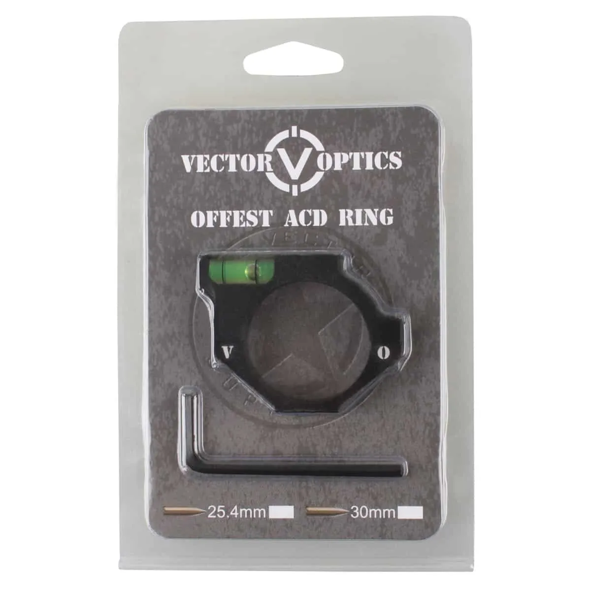 Vector Optics 25.4/30/35mm ACD Bubble Level Mount Ring With Compass Full Metal Designed For Real Fire Caliber Scope Accessories