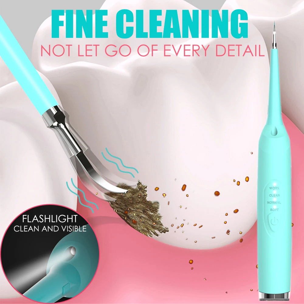 Irrigatore orale sonico elettrico Scaler dentale calcolo del dente rimozione del tartaro gengive sane dentista impermeabile sbiancamento dei denti detergente