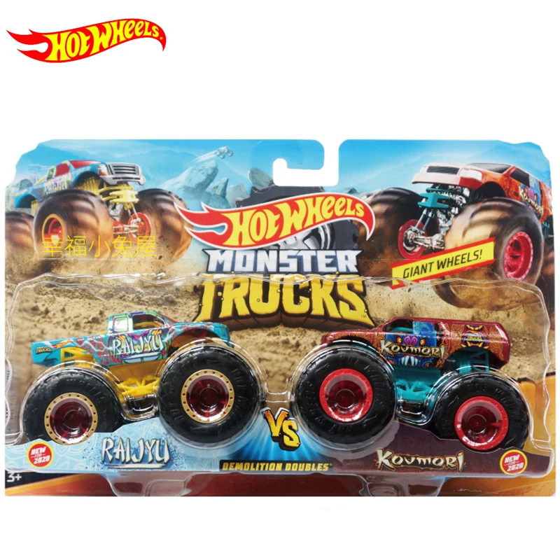 Ruote calde originali giocattoli per auto Giant Monster Collection camion 1/64 modello hotwheels giocattoli per auto per ragazzi giocattoli Carro