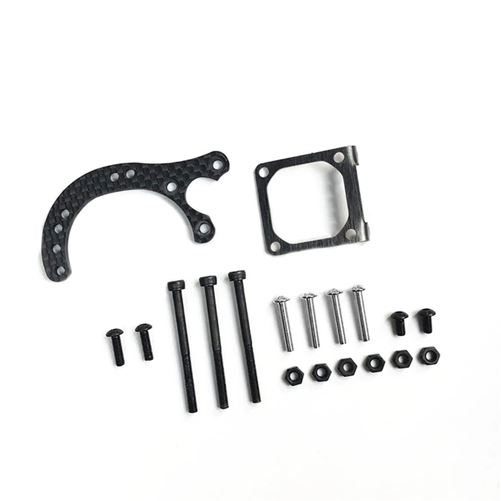 Carbon Fiber Motor Seat Stand Holder Bracket for TAMIYA  XV01 RC Car Parts