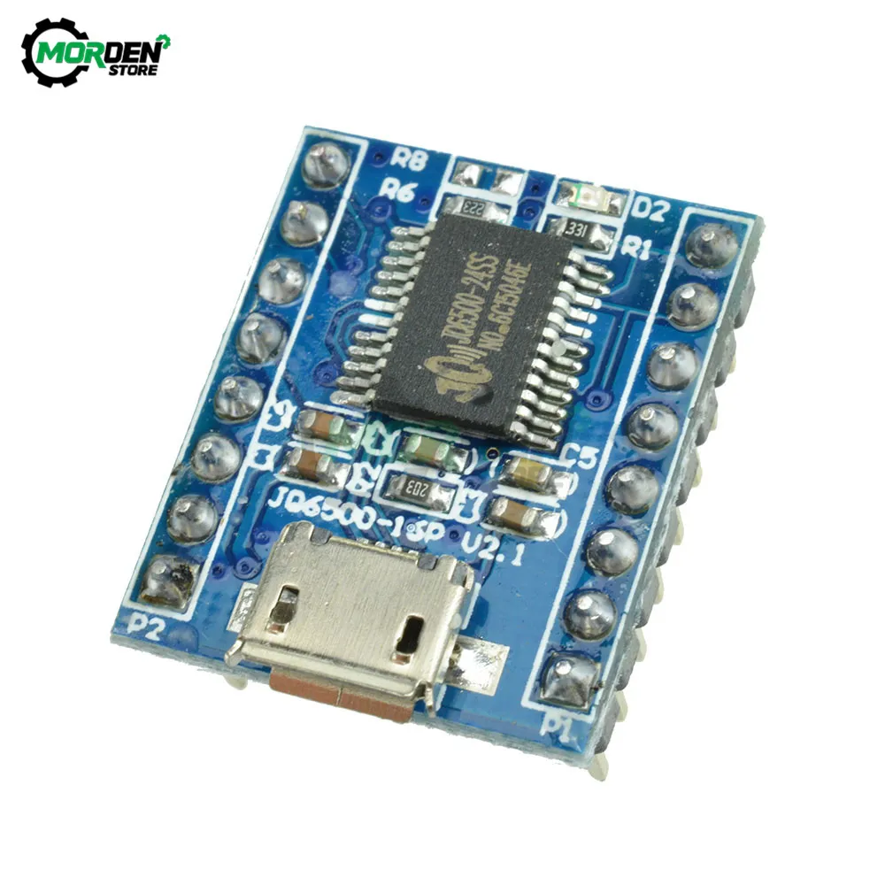 New Arrival JQ6500 Voice Sound Module USB Replace One to 5 Way MP3 Voice Standard Dropship