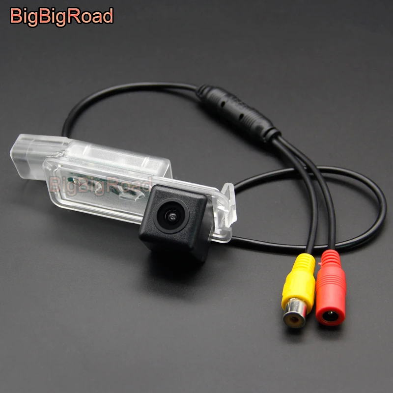 BigBigRoad Wireless Rear View Parking CCD Camera For Volkswagen T-ROC Passat B7 B8 For Seat Ibiza 6L 6J SC MK3 MK4 MK5 2002-2019