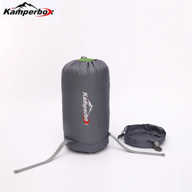 Kamperbox-saco de dormir ultraligero para acampar, saco de dormir de invierno, equipo ligero para acampar