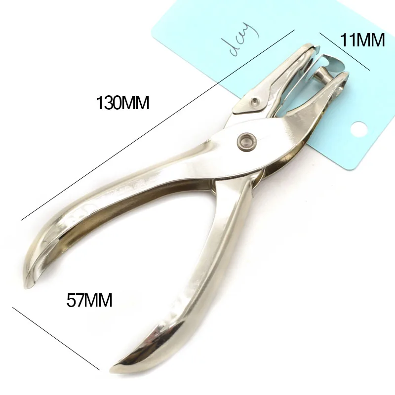 School Metal Single Hole Puncher Office Loose-Leaf Punch Circle Shape Paper Cutter Plastic Umbrella Scrapbooking Punches Materia