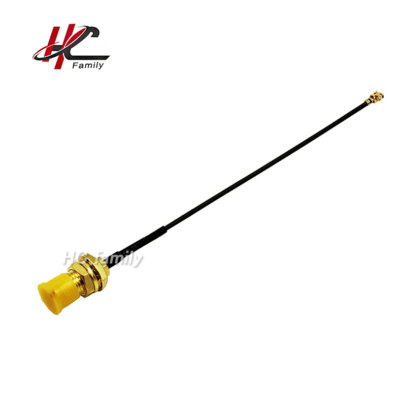 1pc RF1.37 IPEX MHF to RP SMA Female Connector WiFi Pigtail Cable Antenna 10cm3.93in