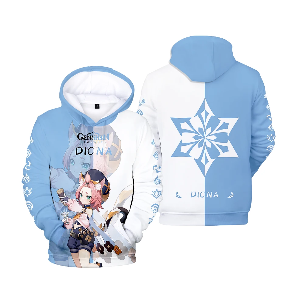 Hot Slae Boys Girls Hooded 3D Genshin Impact Hoodies Men Women Sweatshirts Fashion Printed ZHONGLI Kids Game Hip Hop Pullovers