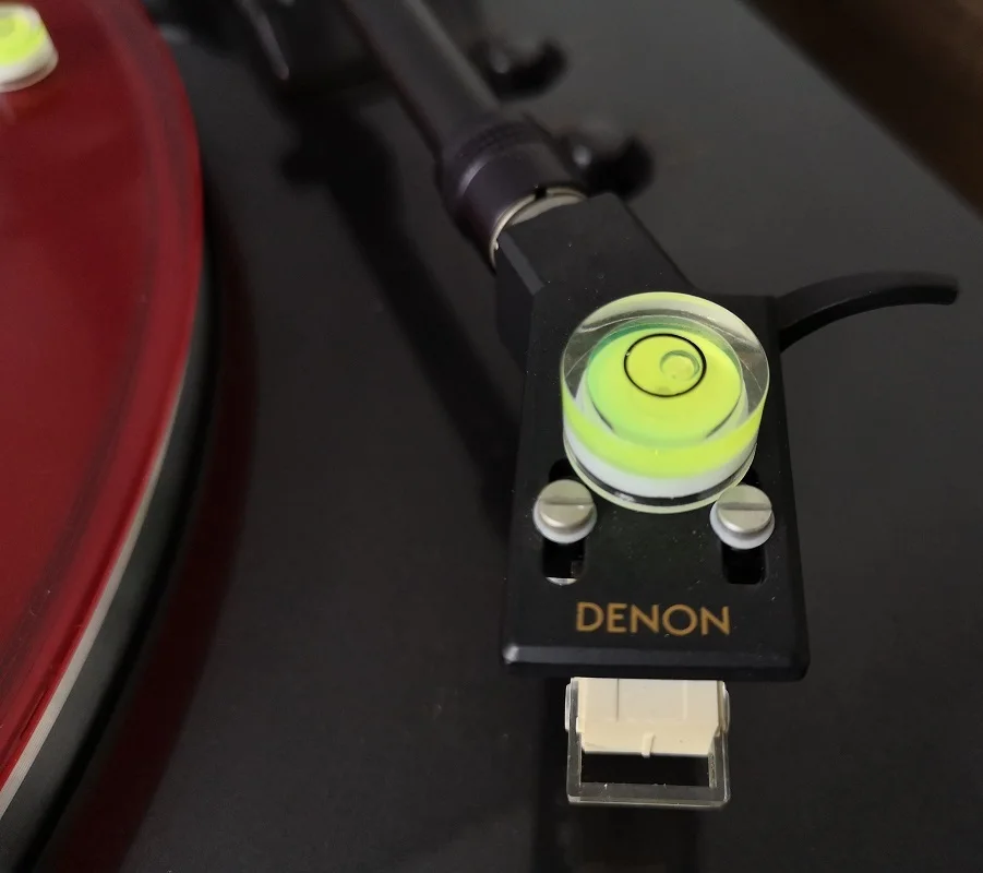 Livella a bolla Phono ad alta precisione di perline Mini livella a bolla rotonda acrilica Strumenti Strumento orizzontale per giradischi