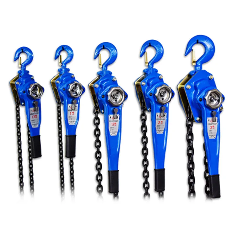 Hand hoist 0.750.81 ton small portable manual hanging hoist hand tensioner tightener