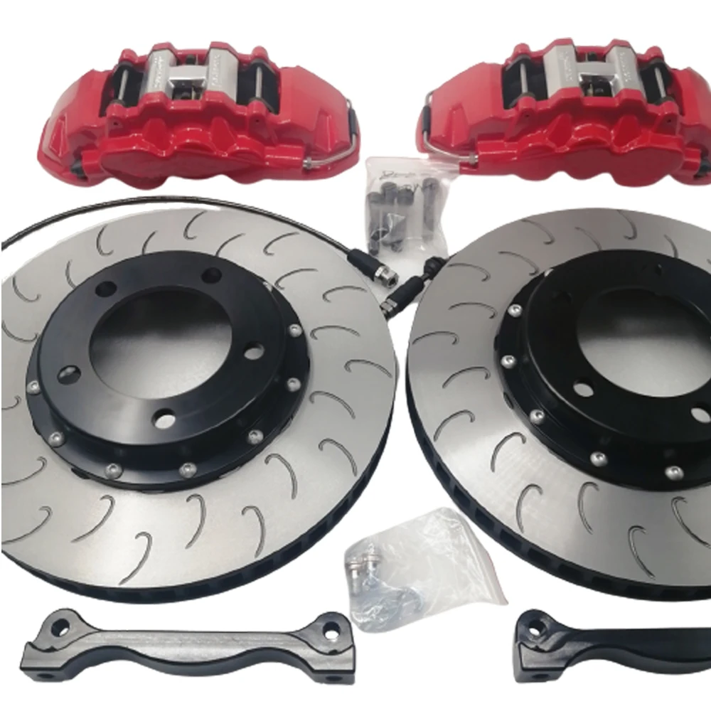 

High performance big 6 piston calipers with brake pad bracket 380x34 rotor and center cap fitting for Porsche-Macan-95B 2.0T