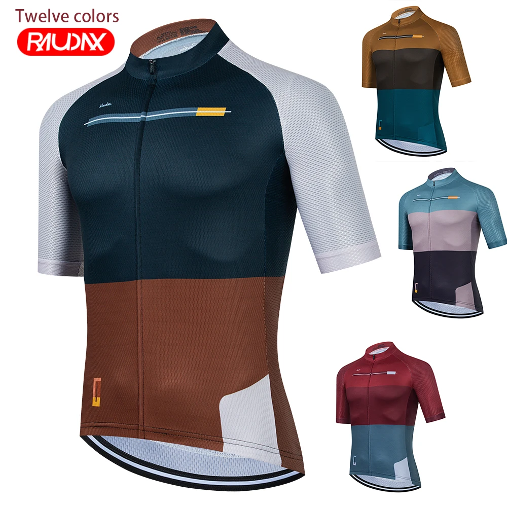 

Cycling Clothing Men Raudax 2025 Short Sleeve Ropa Ciclismo Summer Cycling Jersey Triathlon Bike Jersey Uniform Cycling Kit