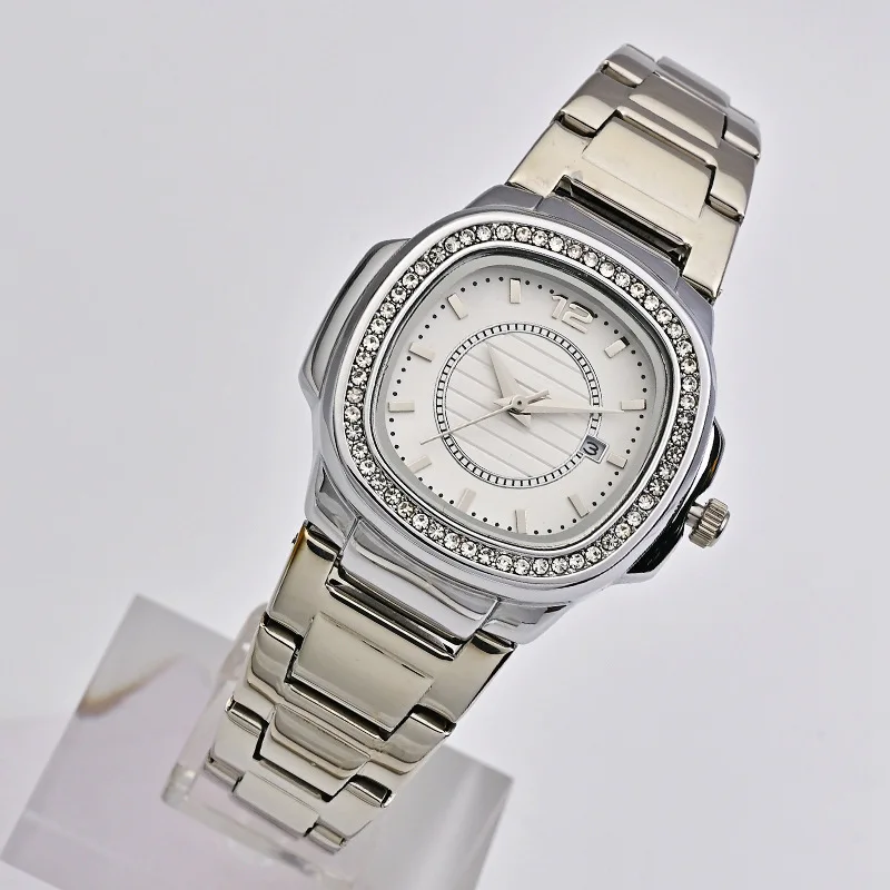 Ins Women's Watch Hot Selling Fashion Diamond Inlaid Square Watch Womens Temperament Watch