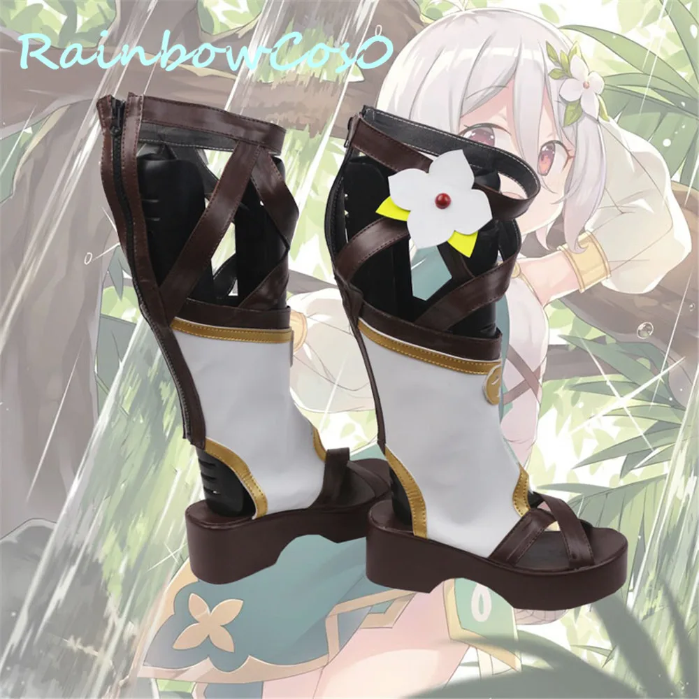 Princesa Se Conectar! Re: mergulho natsume kokoro cosplay sapatos botas jogo anime halloween rainbowcos0 w1041