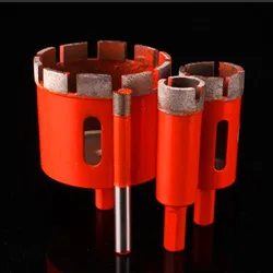 1PC 6-100mm Marble Opener Diamond Core Bit Hole Saw Drill Bit For Marble Granite Brick Tile Ceramic Concrete Drilling