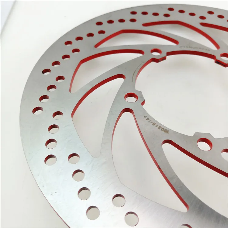 العالمي 3 ثقوب سبائك الألومنيوم العائمة القرص قرص فرامل دراجة نارية الفرامل منصات 220 مللي متر دراجة نارية الخلفية قرص الفرامل حفرة الملعب 70 مللي متر