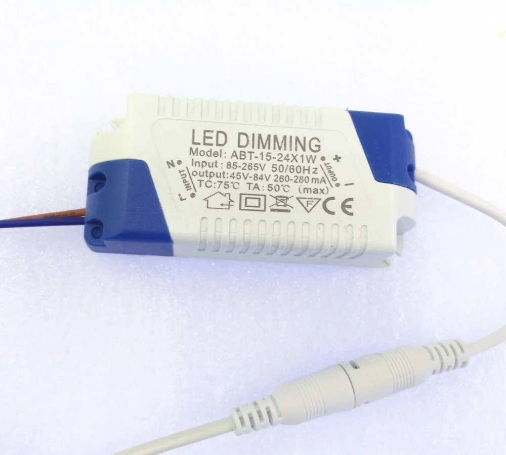 5-24x1W Dimmable Led Driver 300mA 5W 7W 9W 10W 15W 18W 20W 21W 24W Power Supply AC 110V 220V for LED Ceiling lights Bulb