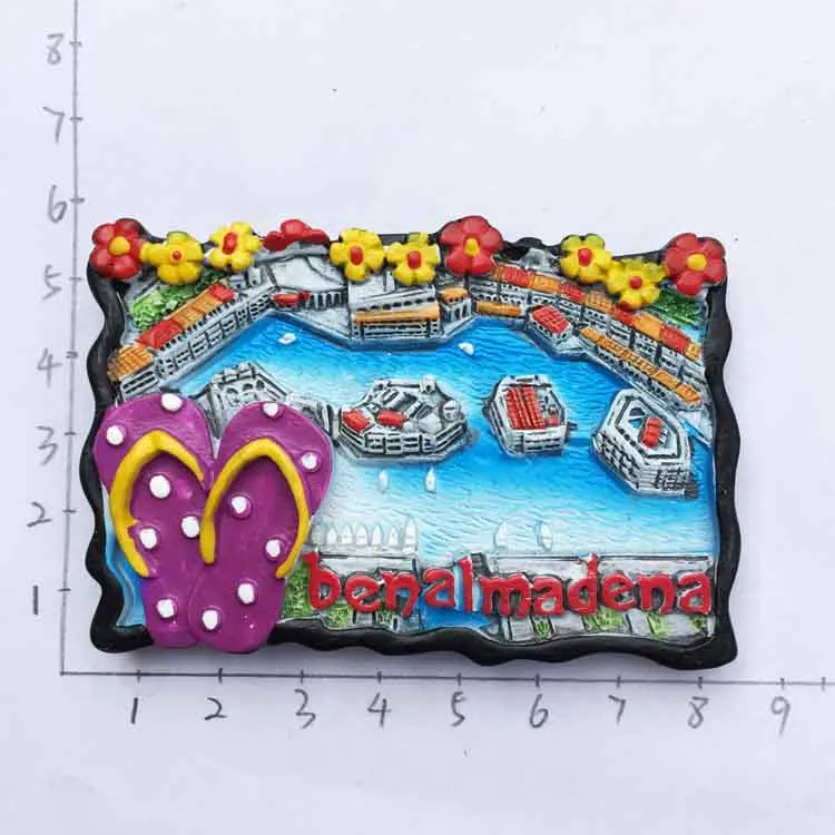 Fridge Magnets Souvenir World Cultural Heritage 3D Mosque Cordoba Spain Resin Refrigerator Magnetic Sticker Crafts Kitchen Decor