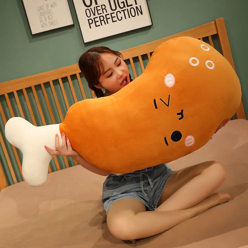 50/75/100Cm Nhồi Bông Bình Tập Uống Thực Phẩm Plushie Nâu Nhấp Nháy Vòng & Nhắm Mắt Cảm Xúc Hoạt Hình Dễ Thương Đồ Chơi đệm Tựa Lưng Snuggle Gối