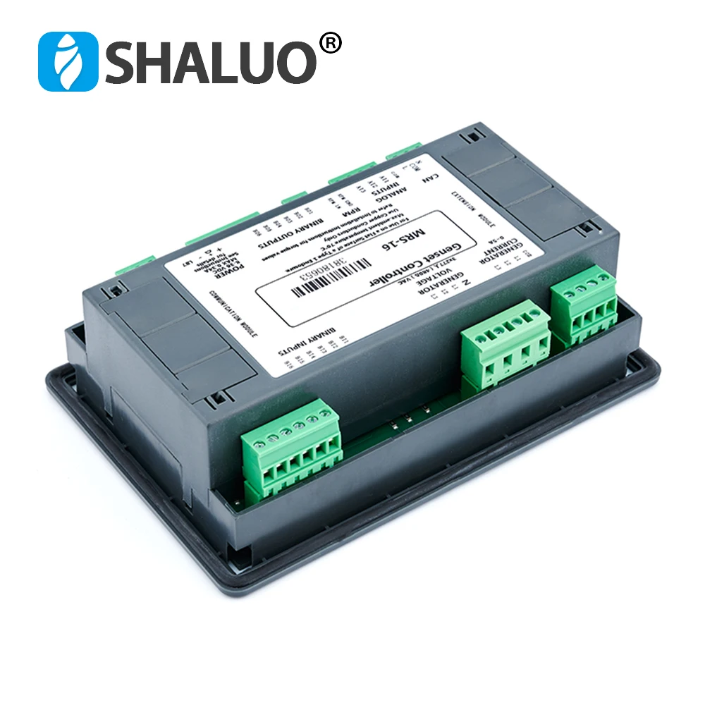 Imagem -04 - Módulo de Controle de Display Lcd para Gerador Diesel Painel de Controle Remoto Auto Start Compatível com Original Mrs16 Mrs10