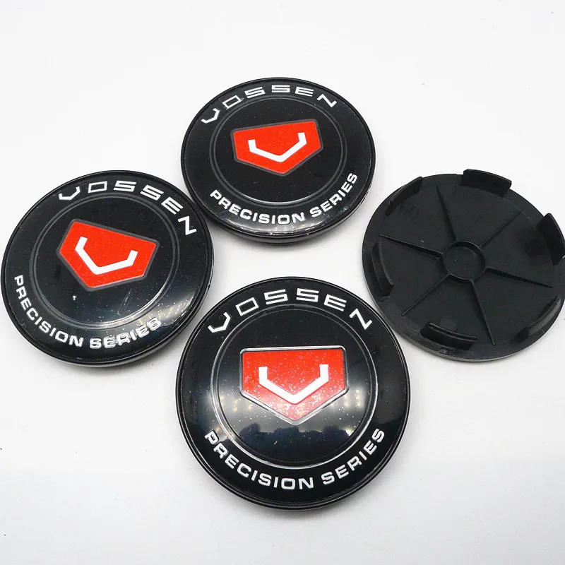 4pcs 68mm 62mm For VOSSEN Wheel Center Cap Hubs Car Styling Emblem Badge Logo Rims Cover 65mm Stickers Accessories