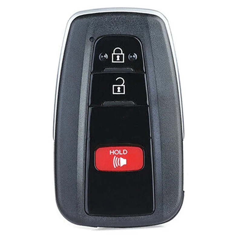 Keyecu MOZBR1ET BR1ET 61E206-0010, 89904-F4020 3 Buttons 314.3MHz 8A Chip Smart Remote Car Key Fob for Toyota CHR C-HR 2018 2019