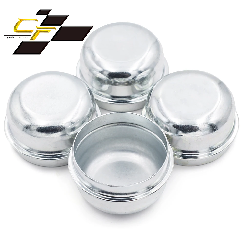 4pcs 50mm Wheel Center Hubcap For Modification Dust Hub Cover Universal  Rim Caps Auto Accessories Chrome ABS Plastic