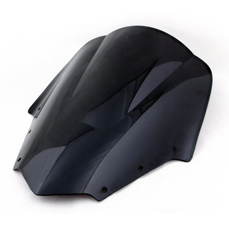 

Motorcycle Black Double Bubble Windscreen Windshield Screen ABS Shield Fit For Yamaha FZ1S FZ1 Fazer FZS1000S 2006-2011