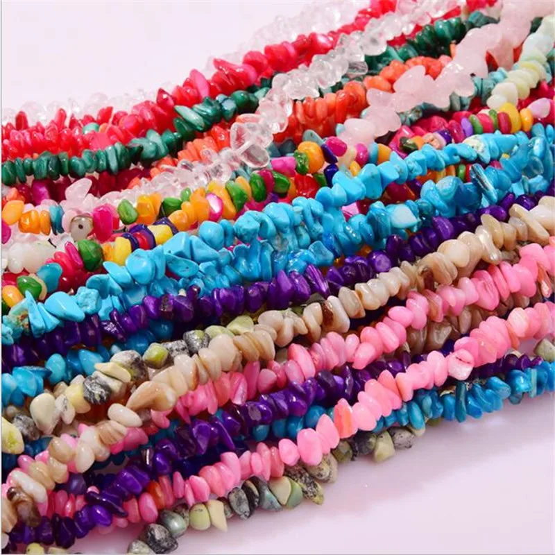 Wholesale 5-8mm 100% Natural Agates Garnet Amazonite Jades Amethysts grave Beads For Jewelry Making DIY Bracelet Necklace