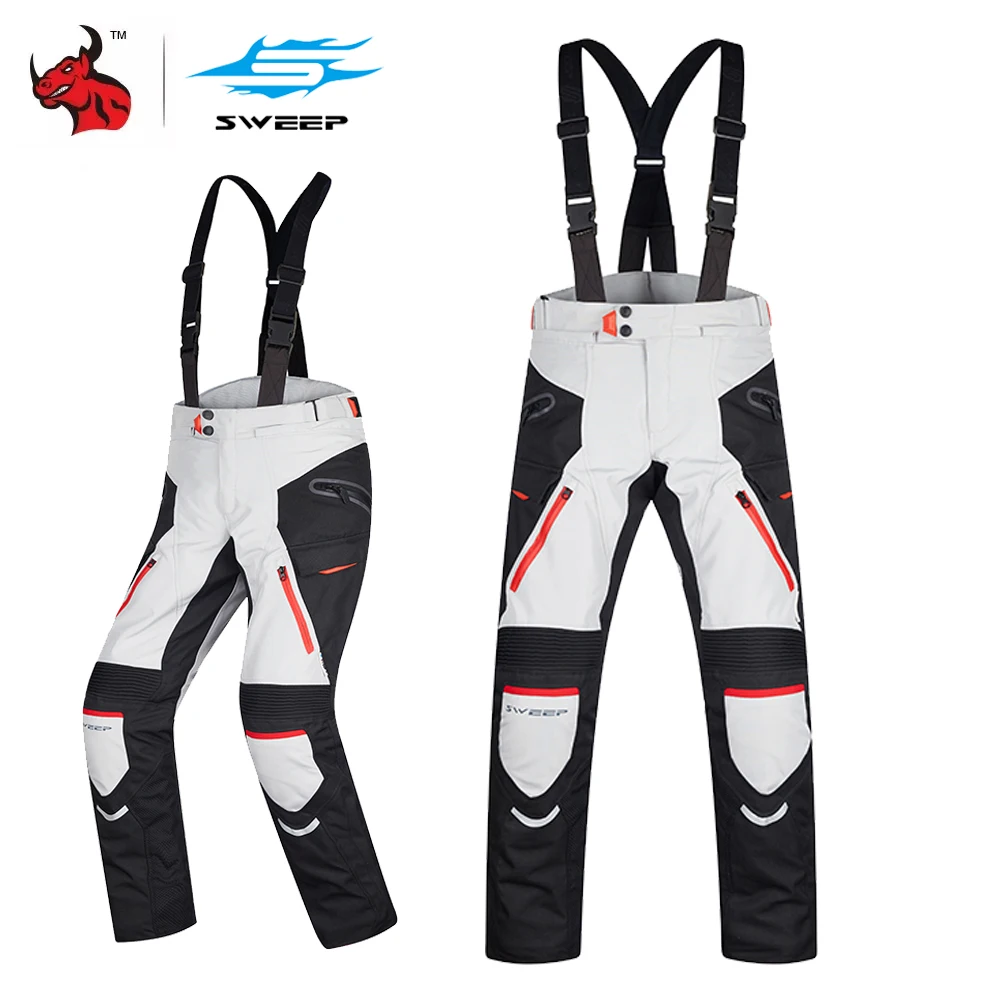 

Winter Waterproof Motocross Suit Men Motorcycle Pants Windproof Motorcycle Suit Wearable Protective Gear With Remove Linner