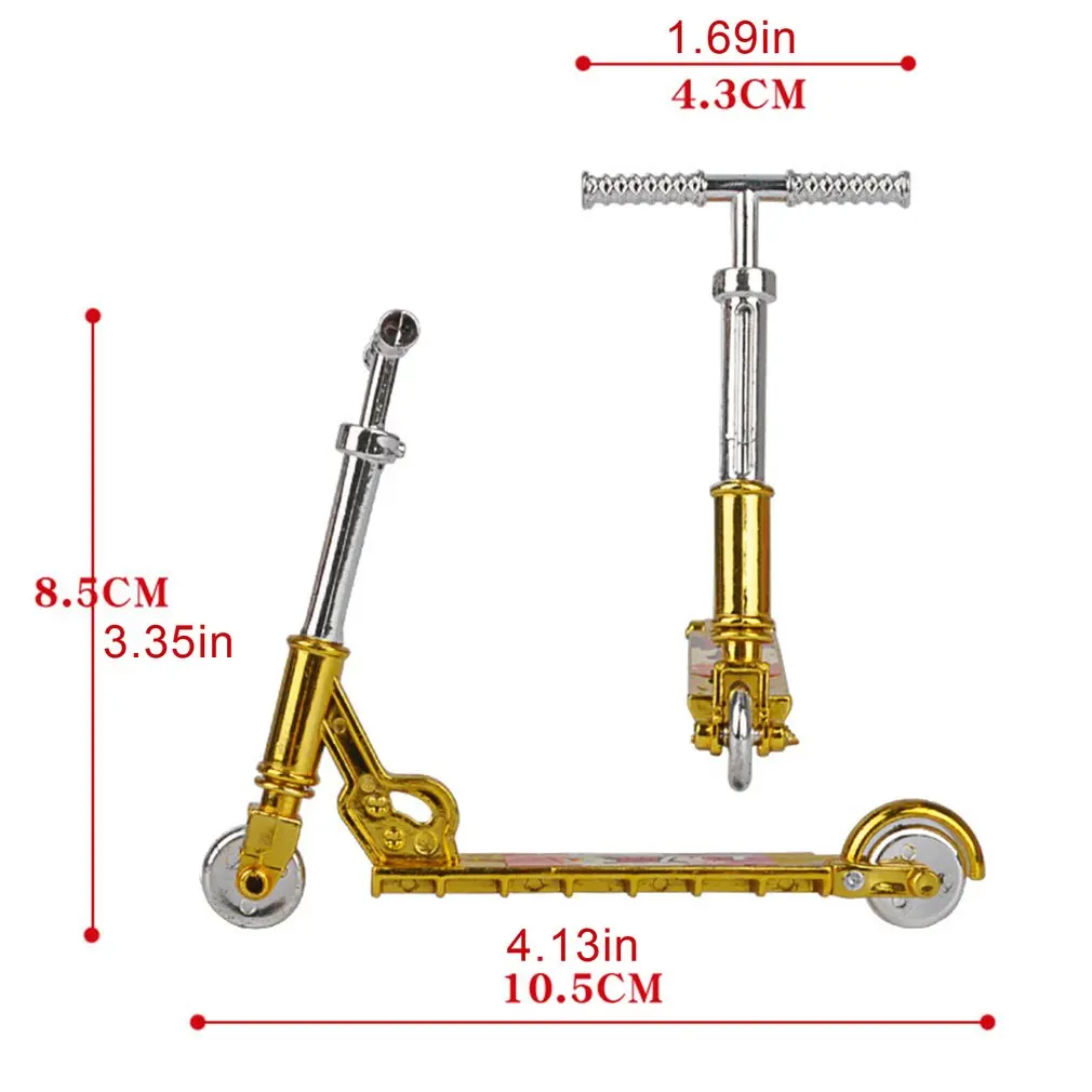 Finger Bicycle Alloy Bicycle Model Diecast Metal Finger Skate Board Toy Set Bicycle Skate Board Vitality Board Scooter Kids Toys