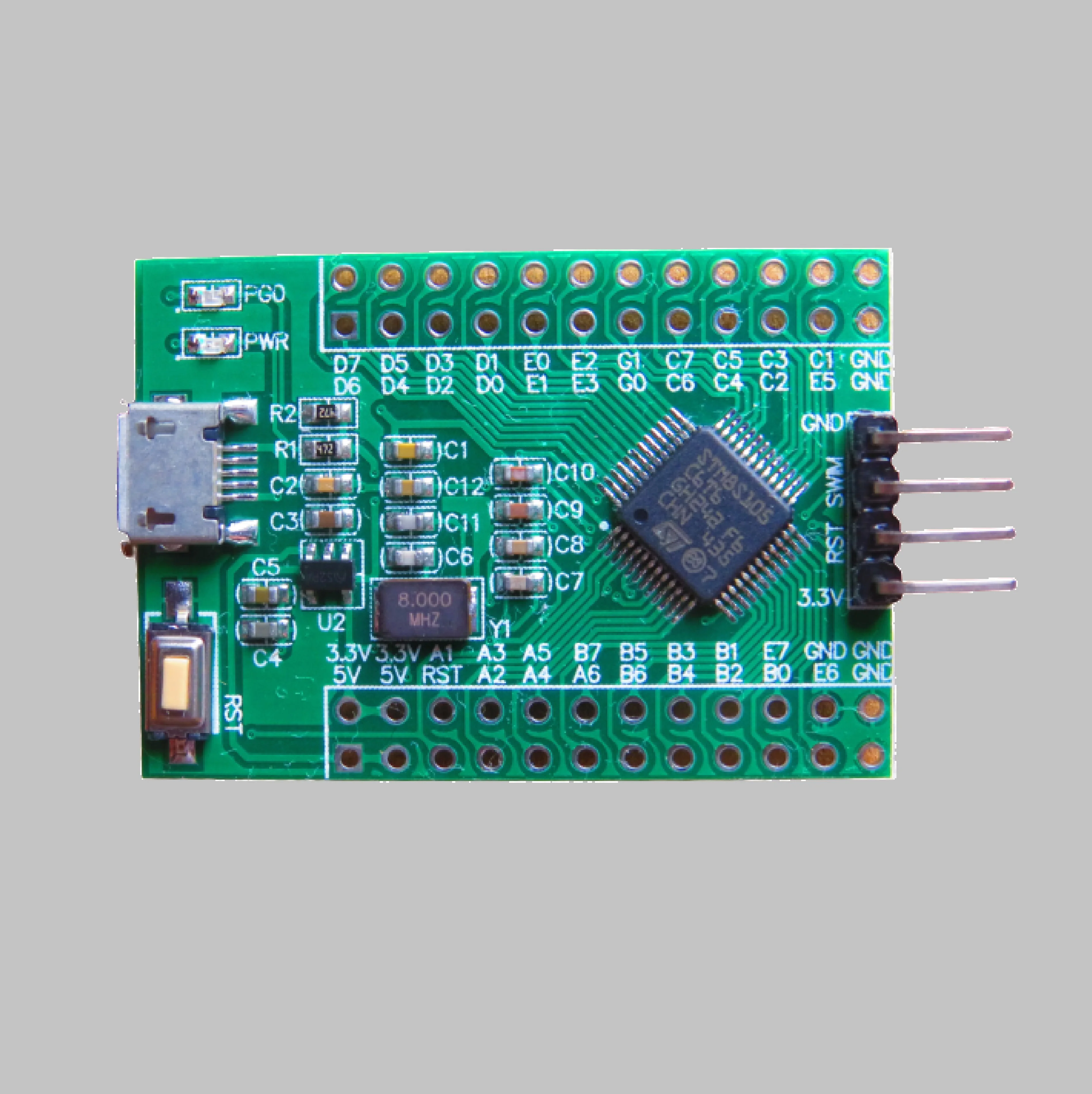 

Stm8s105c6t6 Core Board Lqfp32 Minimum System C6 New Product Evaluation and Development Board Electronic Design