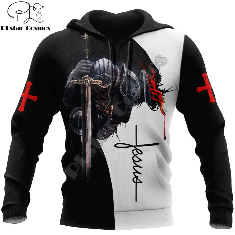 

Knights Templar Jesus 3D All Over Printed Mens Autumn Hoodie Sweatshirt Unisex Streetwear Casual Zip Jacket Pullover KJ641