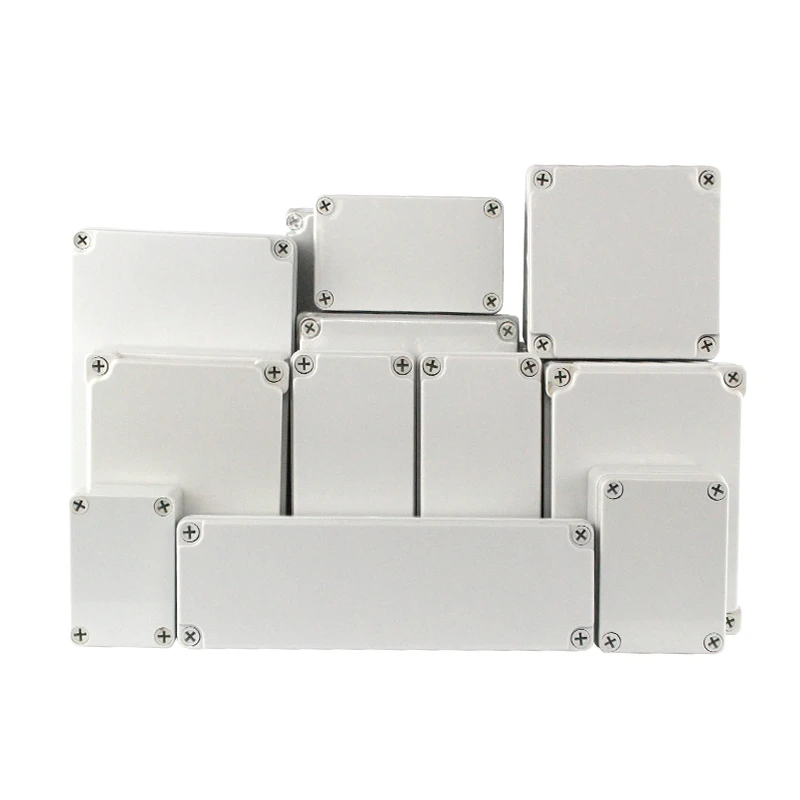 Waterproof Plastic Enclosure Box Electronic ip67 Project Instrument Case Electrical Project Box ABS Outdoor Junction Box Housing