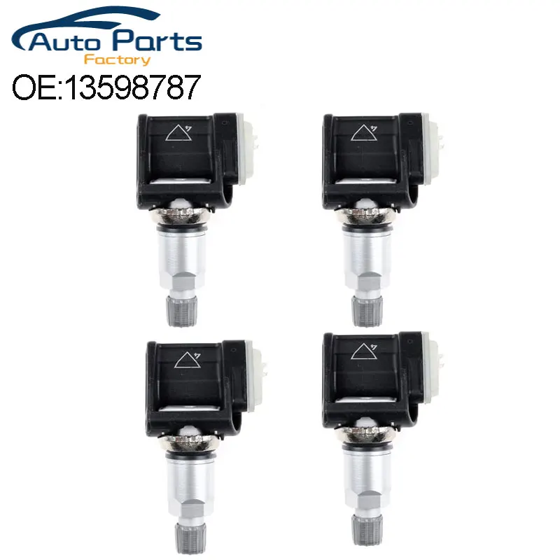 4 PCS 13598787 Fits For Cadillac Chevrolet GMC Genuine New Tire Pressure Sensor TPMS Sensor