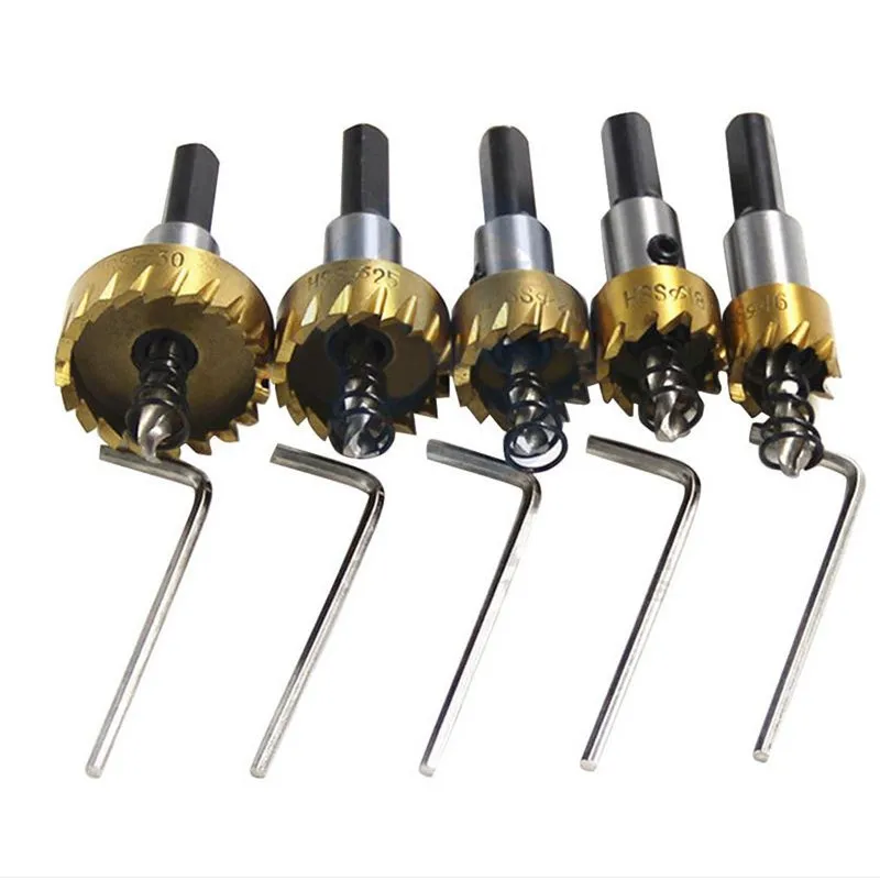 High-speed steel hole drill bit for metal plate drilling hole opener multi-tooth drill bit reamer drill bit