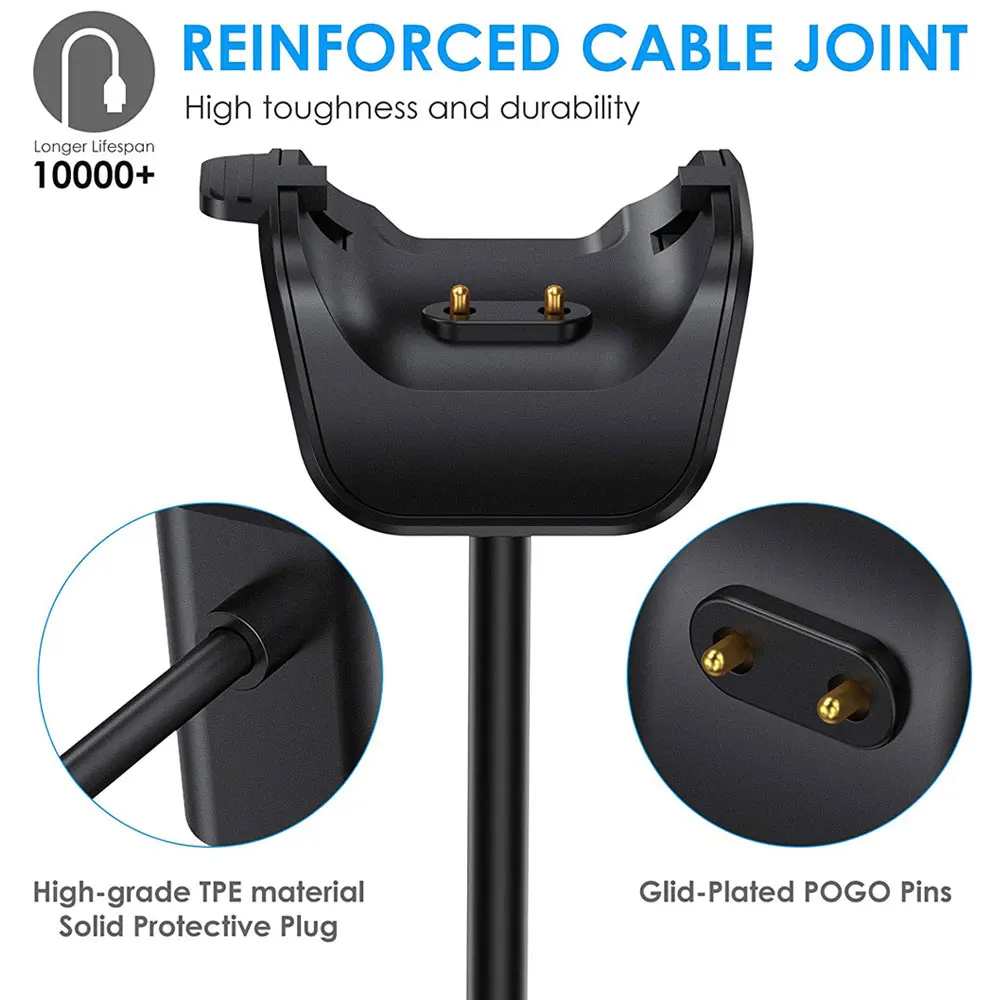 3.3Ft شاحن كابل لسامسونج غالاكسي صالح 2 SM-R220 استبدال USB شاحن محول تهمة الحبل شحن حوض ل غالاكسي صالح 2