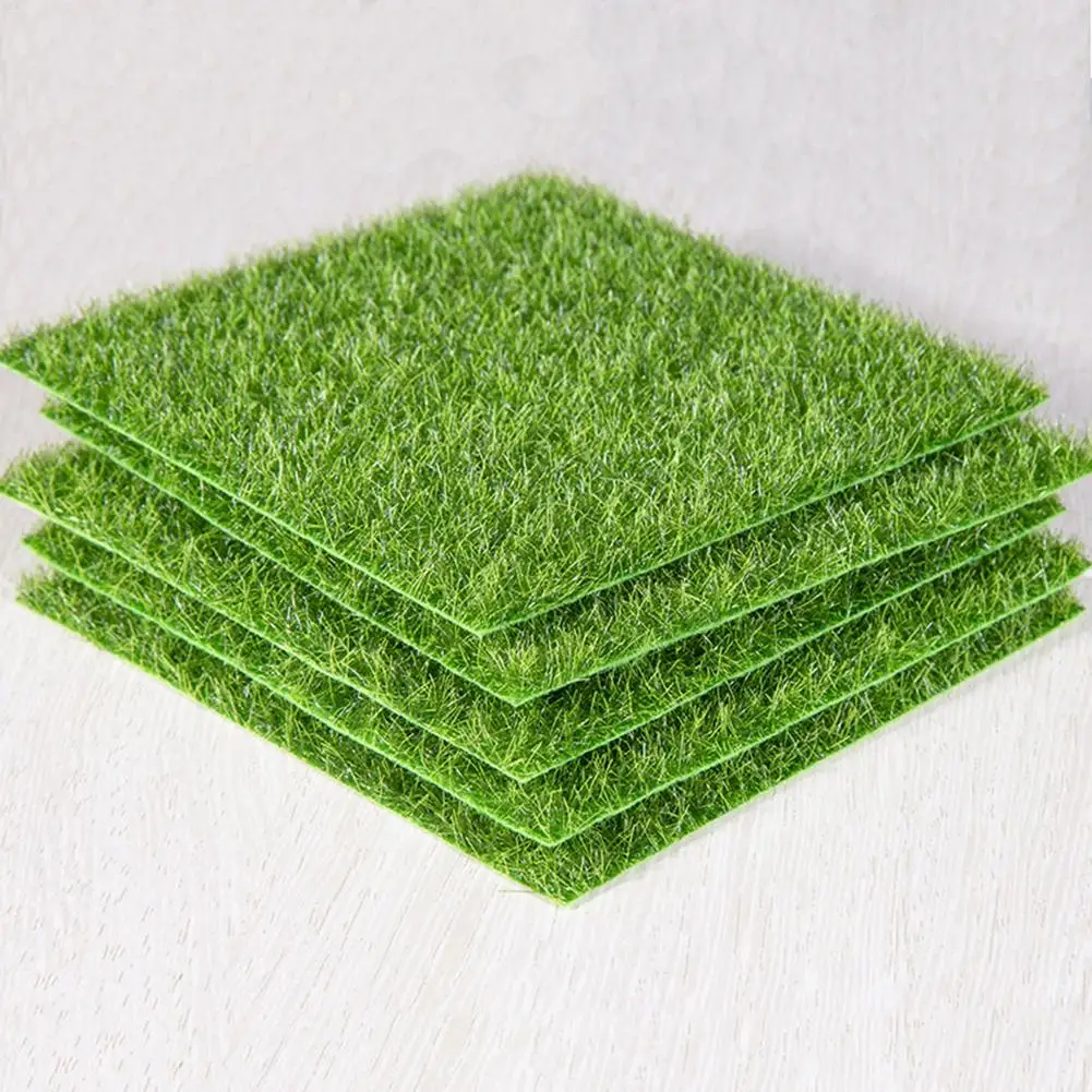 Artificial Grass Garden Landscape Grass Turf Indoor Lawn Balcony Synthetic Grass Mat for Courtyard Indoor Home Decor