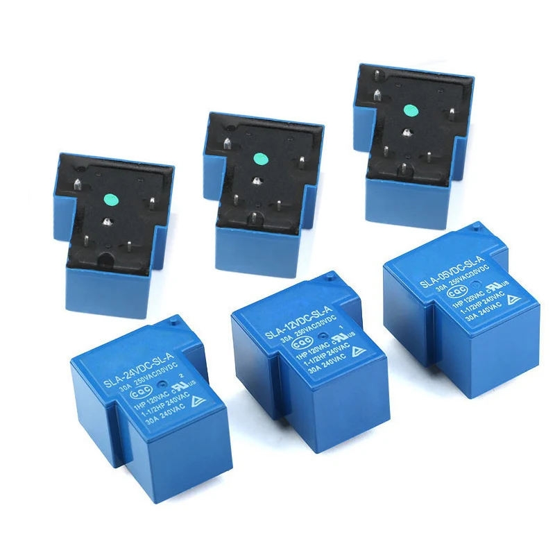 1Pcs Power relay SLA-05VDC-SL-A SLA-12VDC-SL-A SLA-24VDC-SL-A -C T90 30A 4/5/6PIN 5V 12V 24V 48V Time Relay