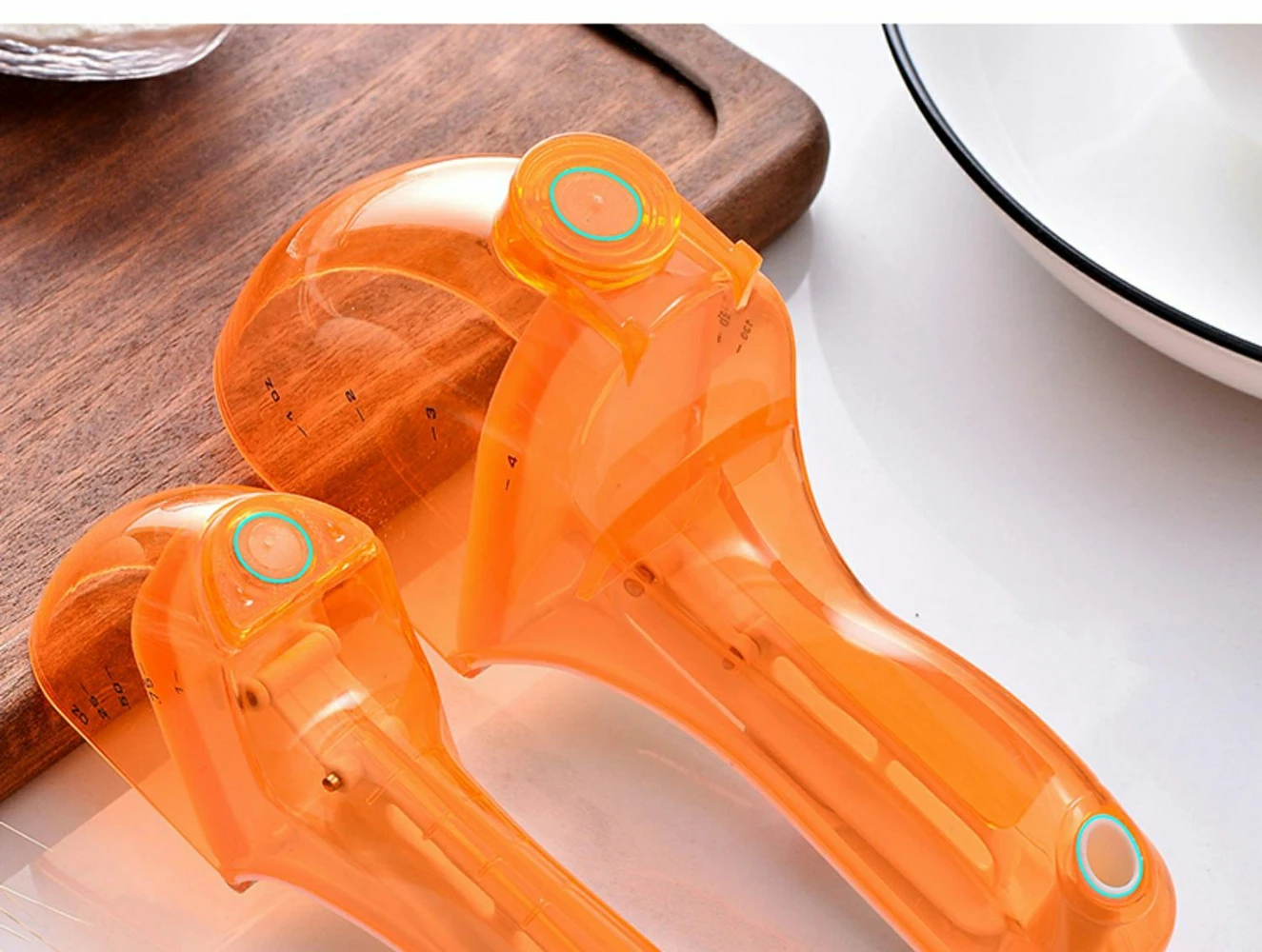 1Pc Kitchen Home Adjustable Measuring Spoon With Scale Baking Cooking Quantitative Spoon With Scale Magnetic Measuring Spoon