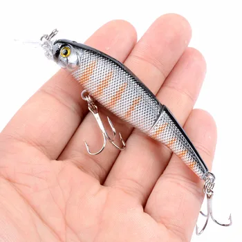 1PCS 품질 부동 미노 낚시 미끼 7.4g 9.2cm 하드 Wobblers 인공 미끼와 트레블 후크 Crankbaits 저음 태클 