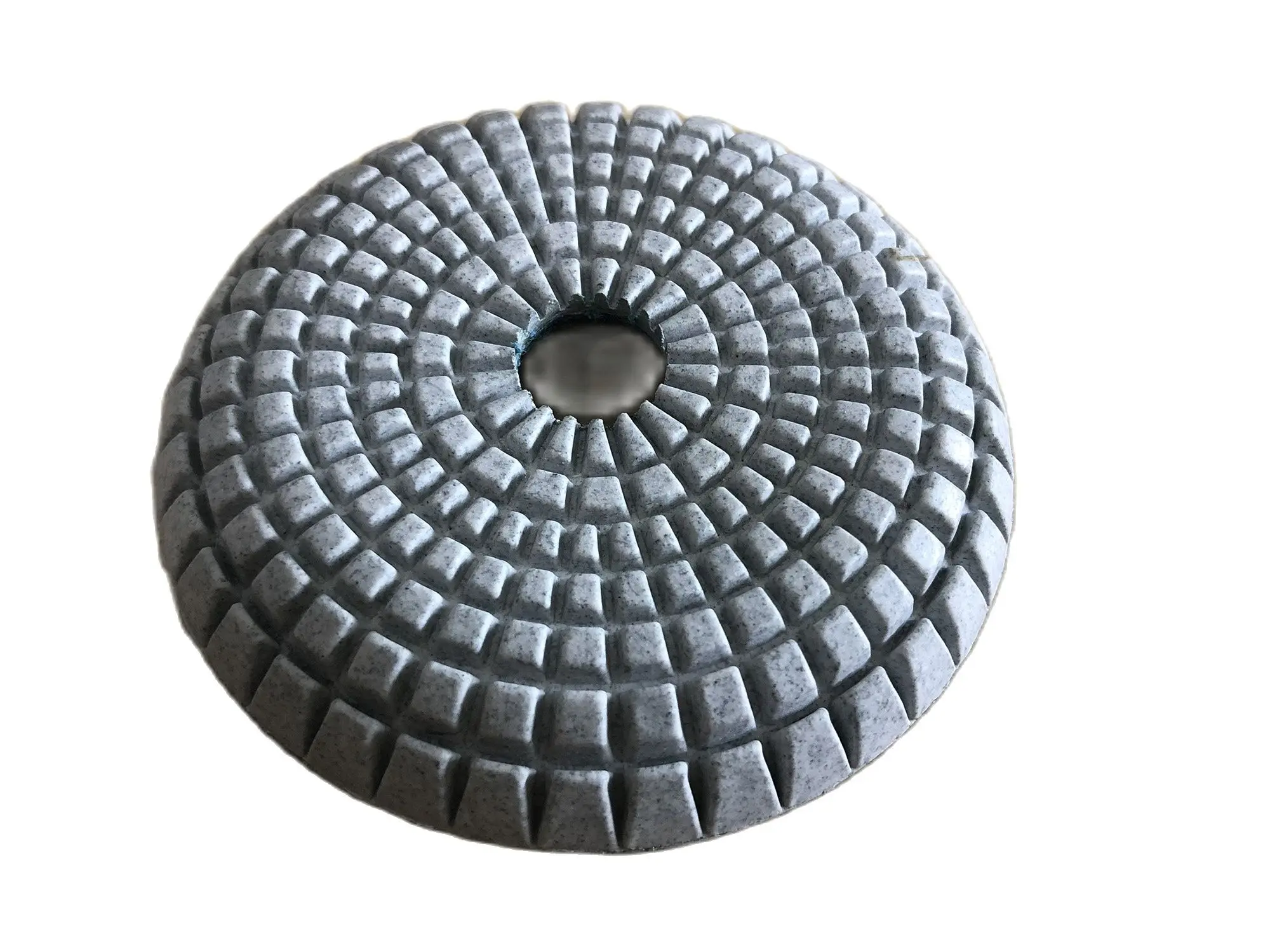 7Pieces 4 Inch 100mm Abrasive Diamond Wet Grinding Pad Marble Stone Tile Quartz Polishing Pad Arc Bowl Grinding Polishing Plate