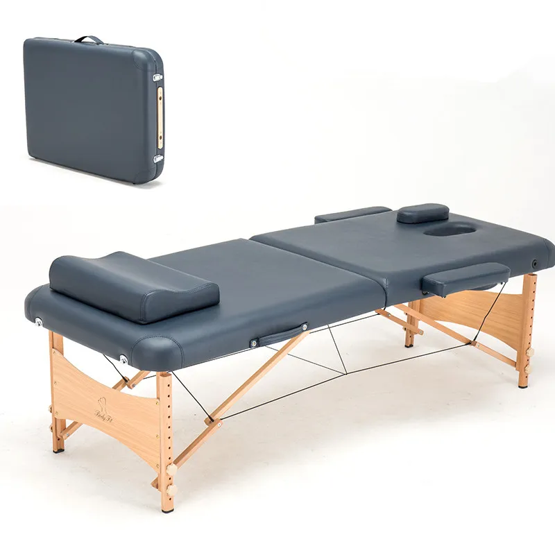 

Massage&Relaxation Portable Relaxing Body Massage Bed Table Face Cradle SPA Tattoo Folding Salon Furniture Wooden Massage Bed