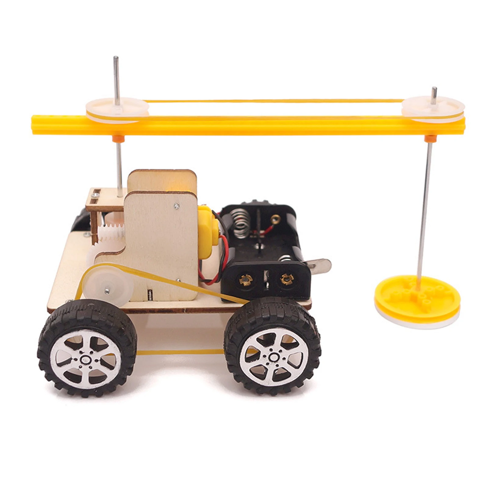 DIY Assembled Handmaking Electric STEM Model Toys Sweeper Truck Garbage Cleaning Vehicle for  Projects Science Experiment Kit