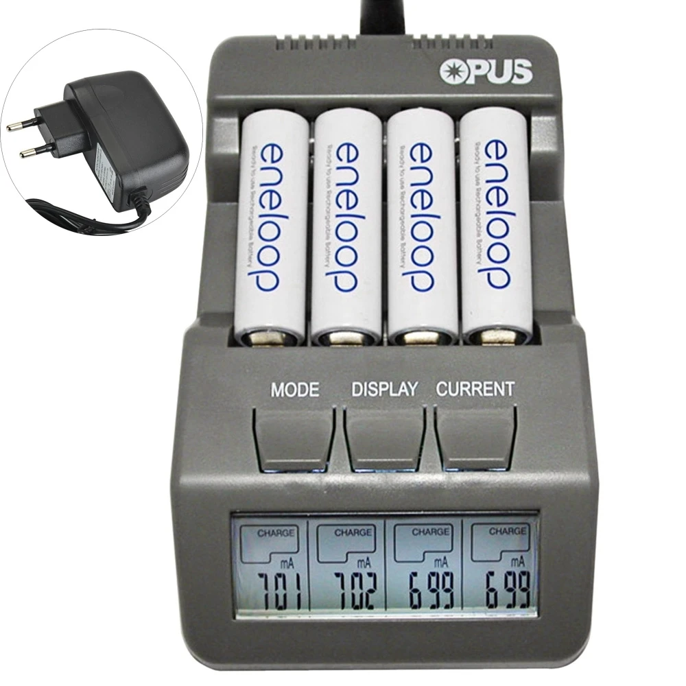 

Original OPUS BT-C700 LCD Digital Intelligent Battery Charger For 116340(RCR123) 14500 AA AAA 4Slots NiCd NiMh Battery