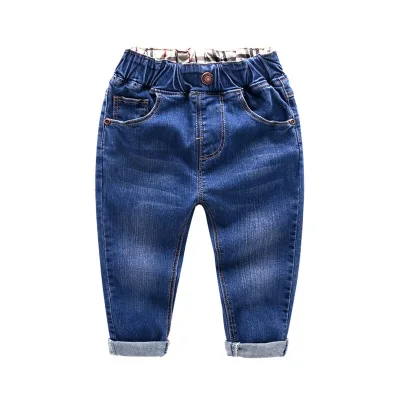 2023 new Boys girl Jeans pants Excellent quality cotton casual children Trousers baby toddler Comfortable kids clothes clothing