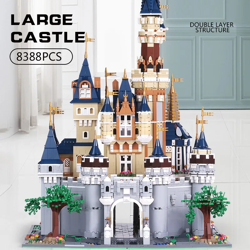 

Mould King 13132 Cinderella Princess Magic Castle 71040 Bricks 16008 Building Blocks Kids Toys Bricks City Friend Street