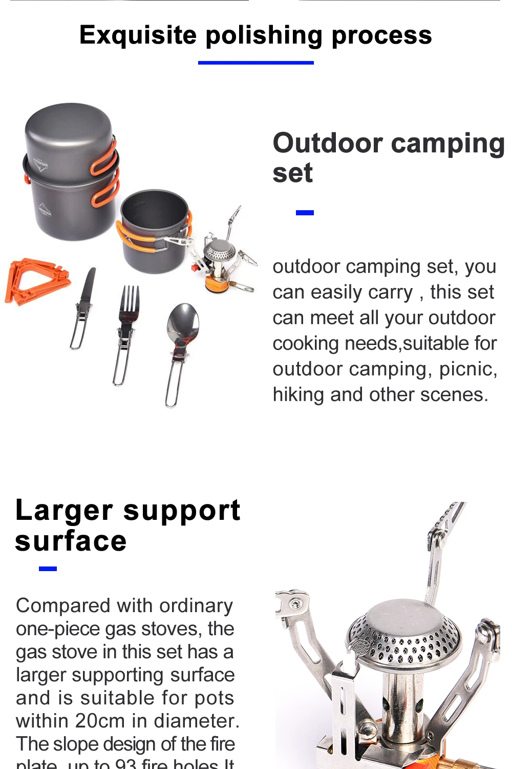 Camping Cookware & Utensil Set — product detail 5