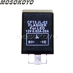 Universele 3-Pin Auto Flasher Relais Led Licht Richtingaanwijzer Flash Blinker Lamp Hyper Flash CF13 CF13JL EP34 Voor honda Yamaha Suzuki