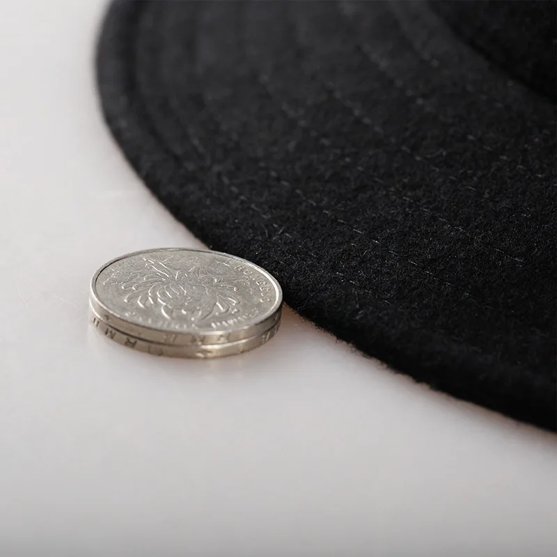 Winter Solid Woollen Fedoras For Men Top Jazz Hat Adult Bowler Hats Classic Version Chapeau Hats